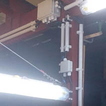 Aufbau AAA. Factory, 2016, Elektrik
